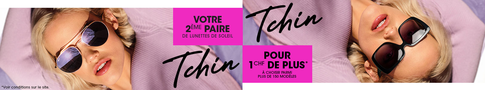 Profitez de l'offre Tchin Tchin en ligne ou en magasin Banniere TCHIN TCHIN