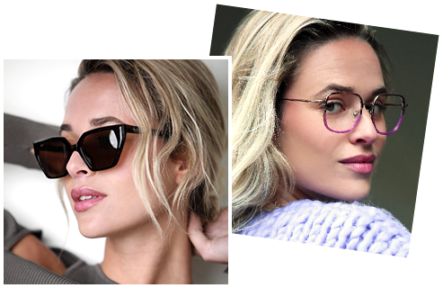 Image de femmes portant des lunettes