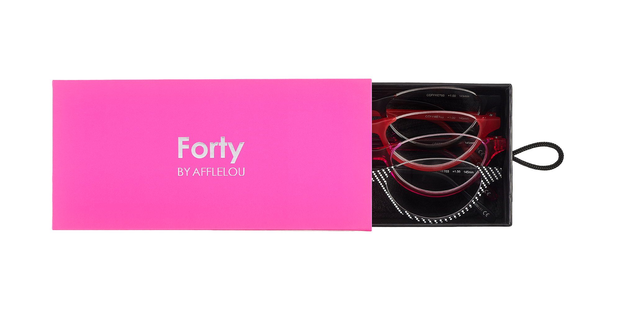 Lunettes de lecture AFFLELOU FORTY COFFRET03 CHAT +1.25 COFFRET03 CHAT +1.25