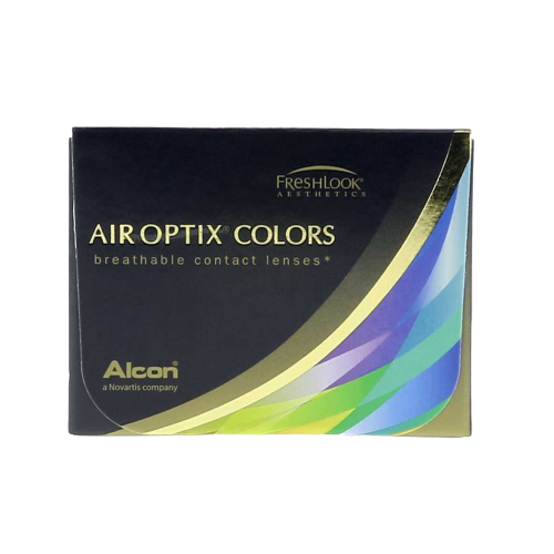 Lentilles de contact Air Optix Colors Bleu Passion 2L  - Boite de 2 lentilles