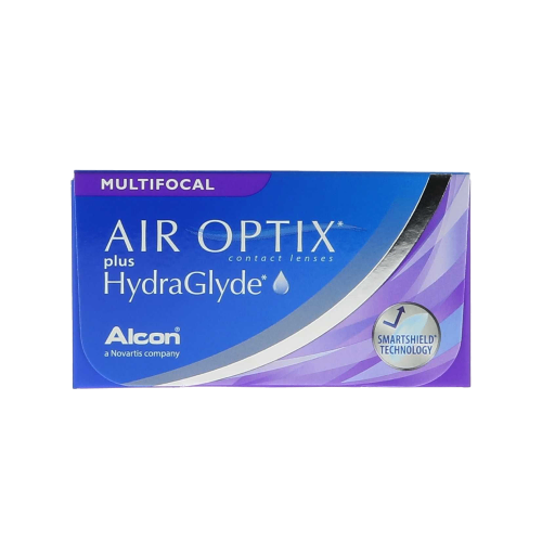 Lentilles de contact Air Optix Plus Hydraglyde Multifocal 3L 