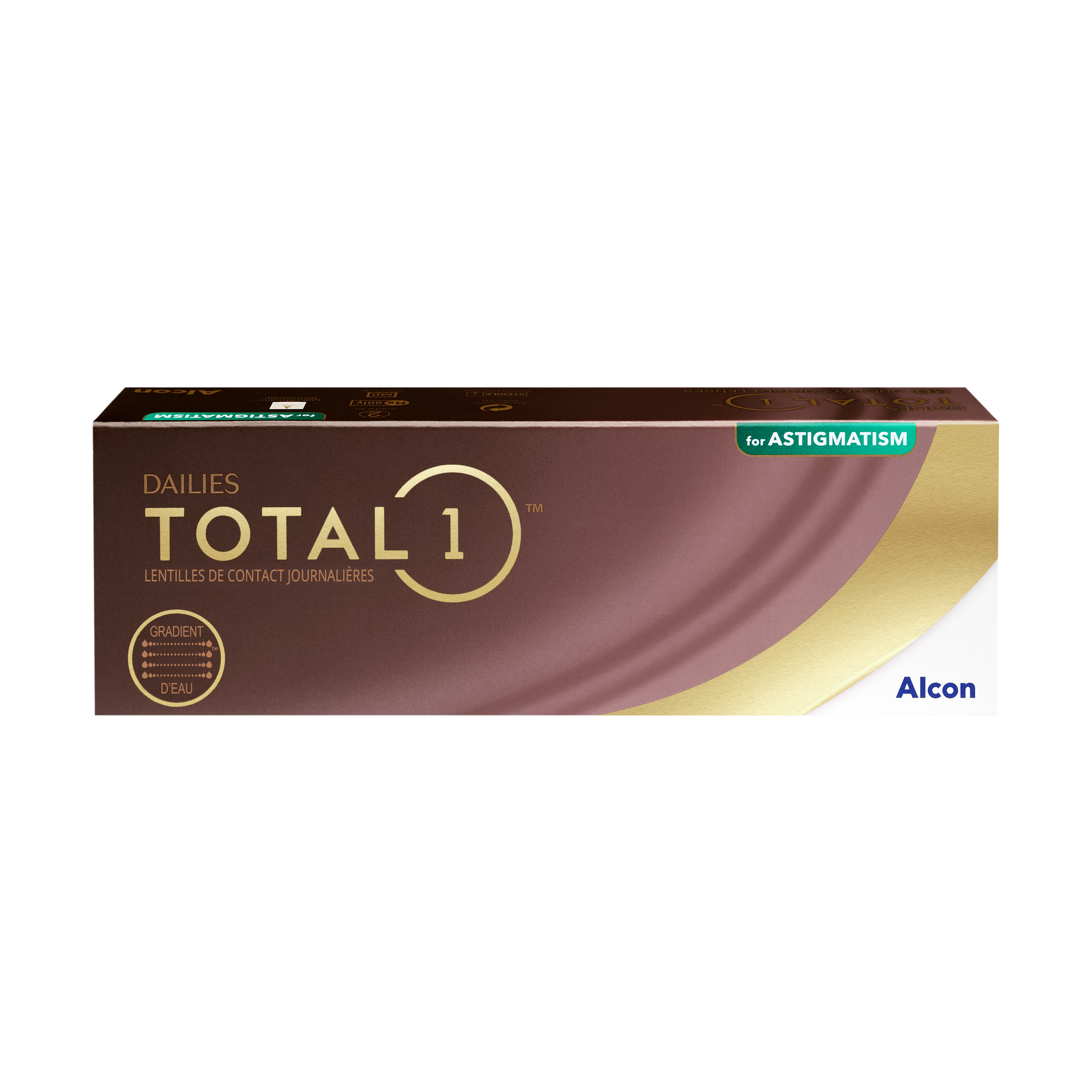 Lentilles de contact Dailies Total 1 Toric 30L 