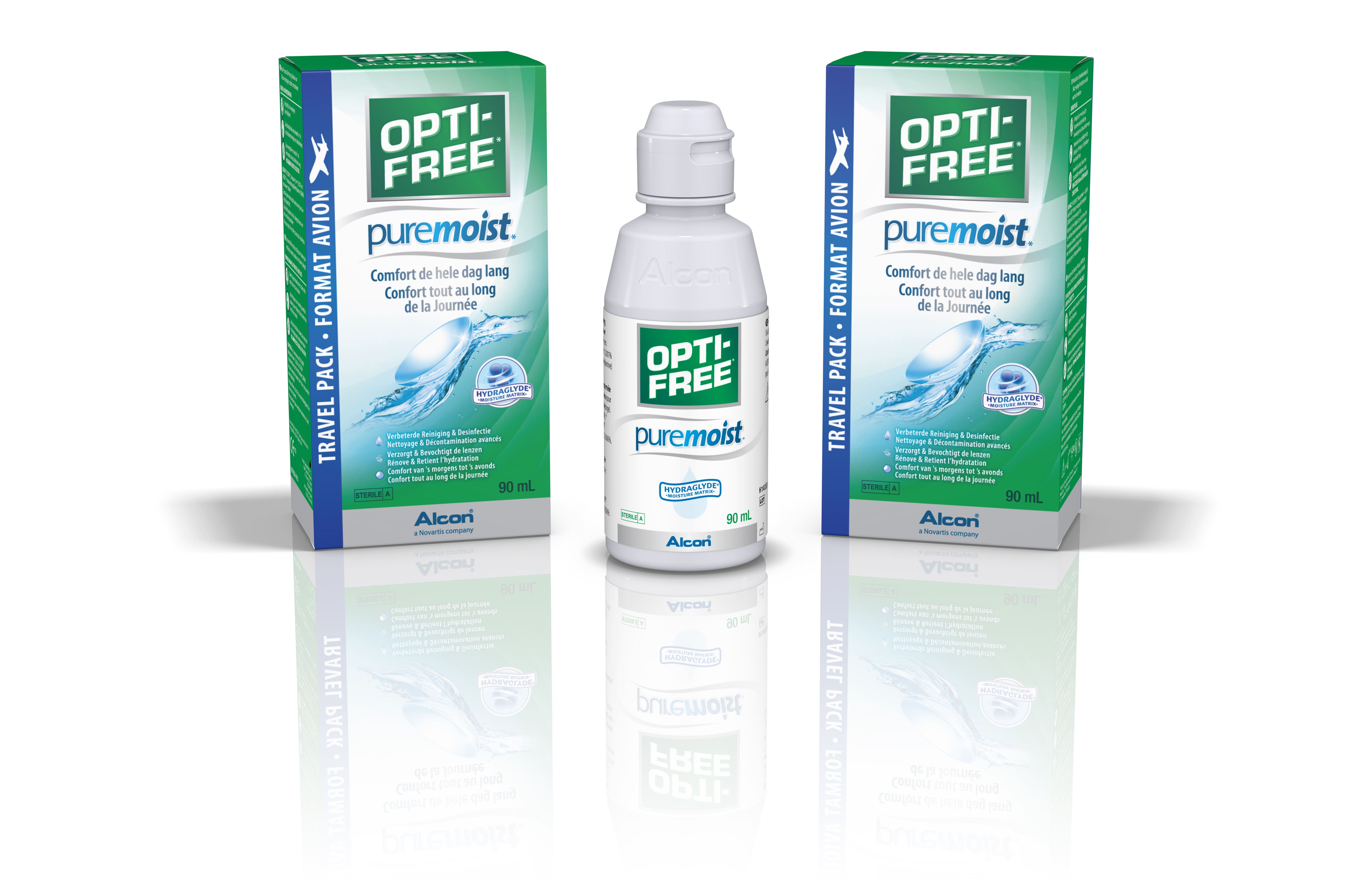 Solution d'entretien Opti-Free Puremoist 90ml  - Boîte de 1 unité