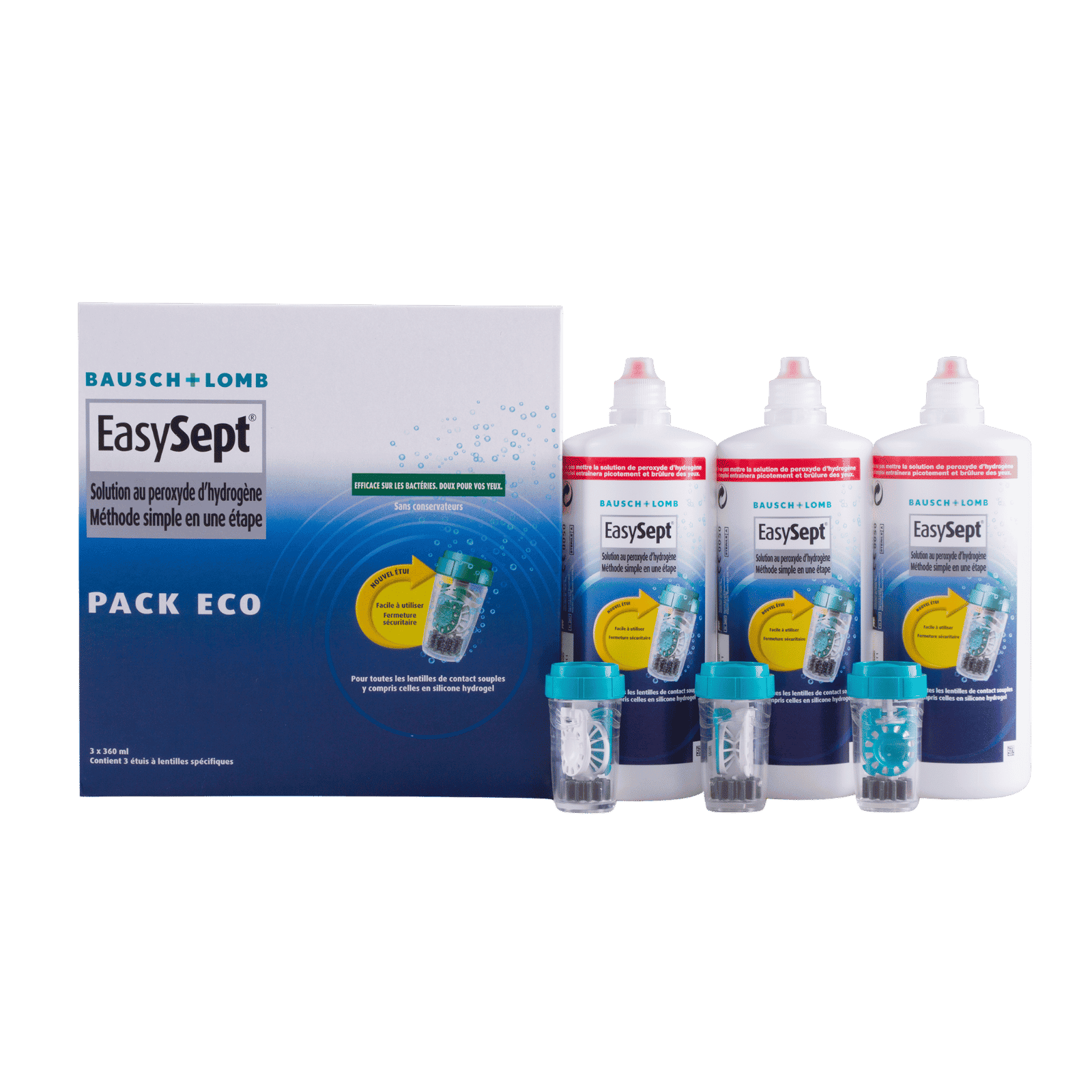 Solution d'entretien Easysept 3x360ml 