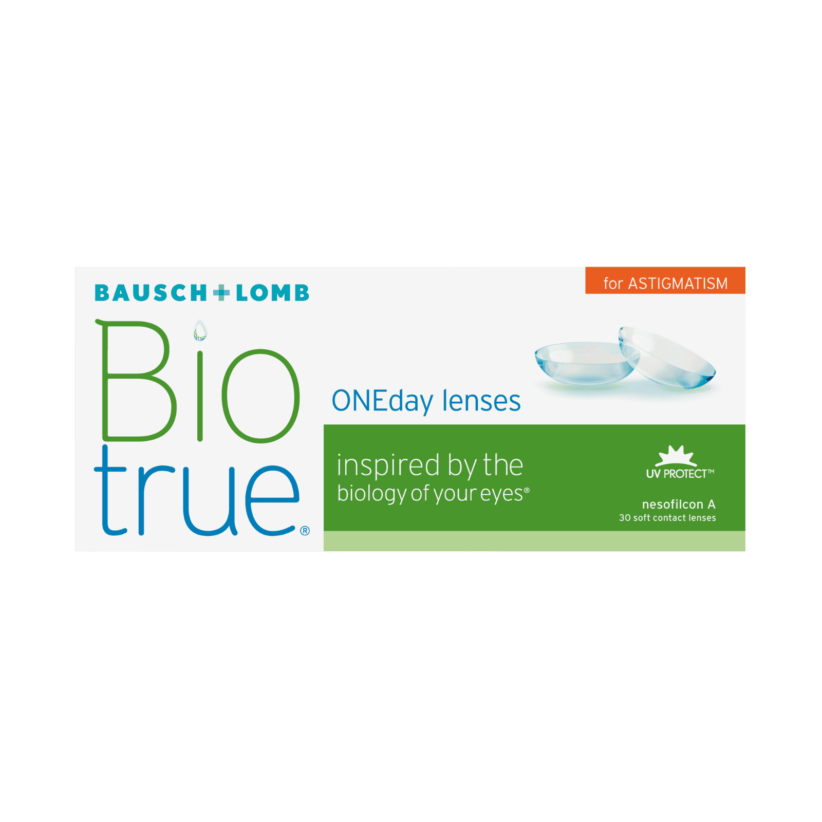 Lentilles de contact BioTrue 1 Day Pour Astigmates 30L 