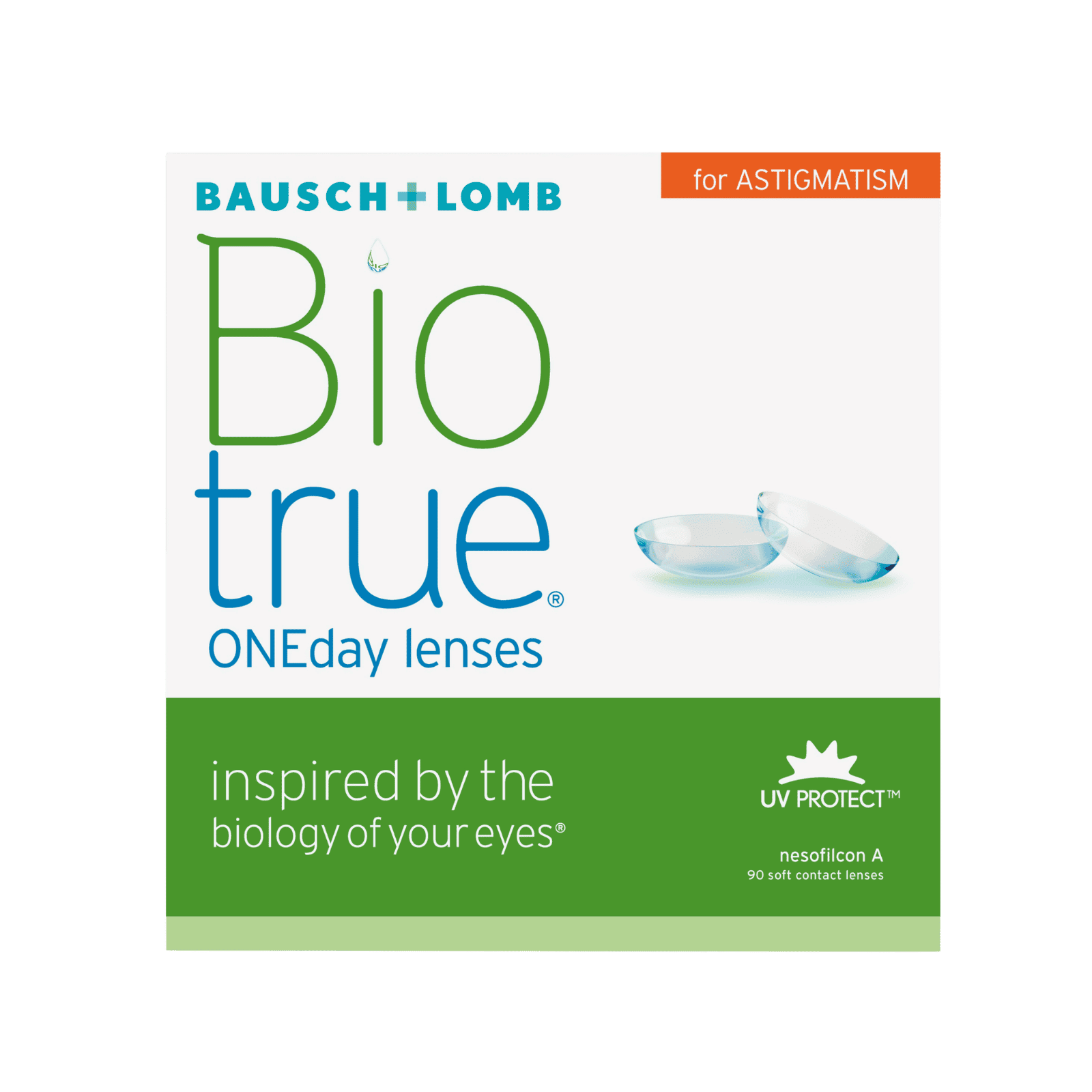 Lentilles de contact BioTrue 1 Day Pour Astigmates 90L 