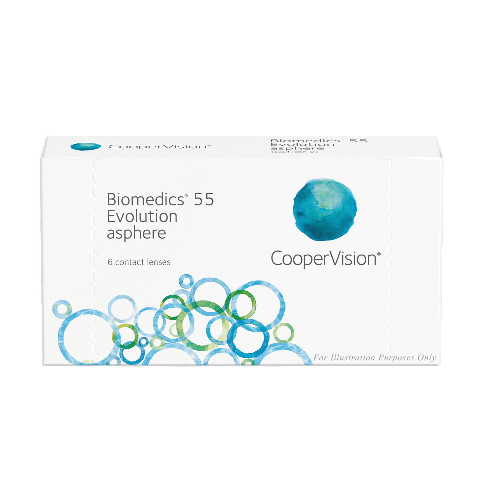 Lentilles de contact Biomedics 55 Evolution 6L 