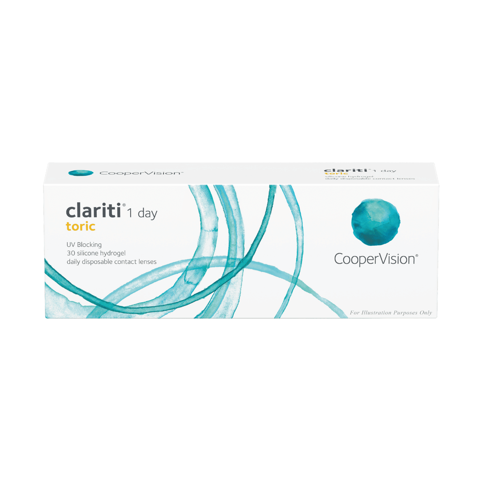 Lentilles de contact Clariti 1 Day Toric 30L 