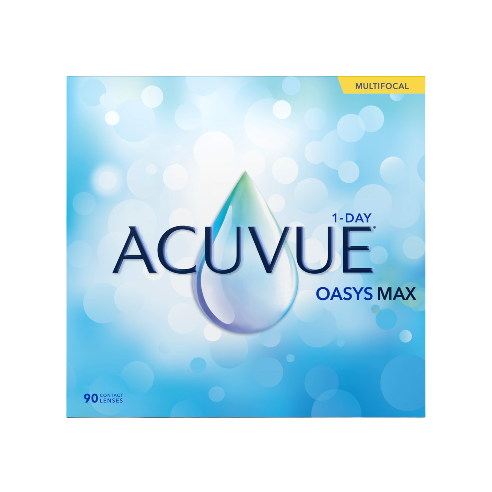 Lentilles de contact Acuvue® Oasys Max 1 Day Multifocal High 90L 