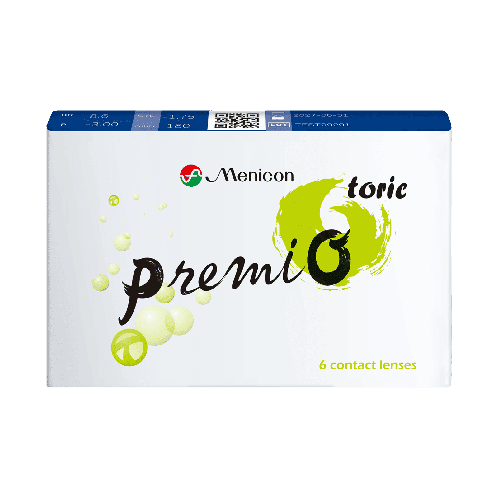 Lentilles de contact PremiO Toric 6L 
