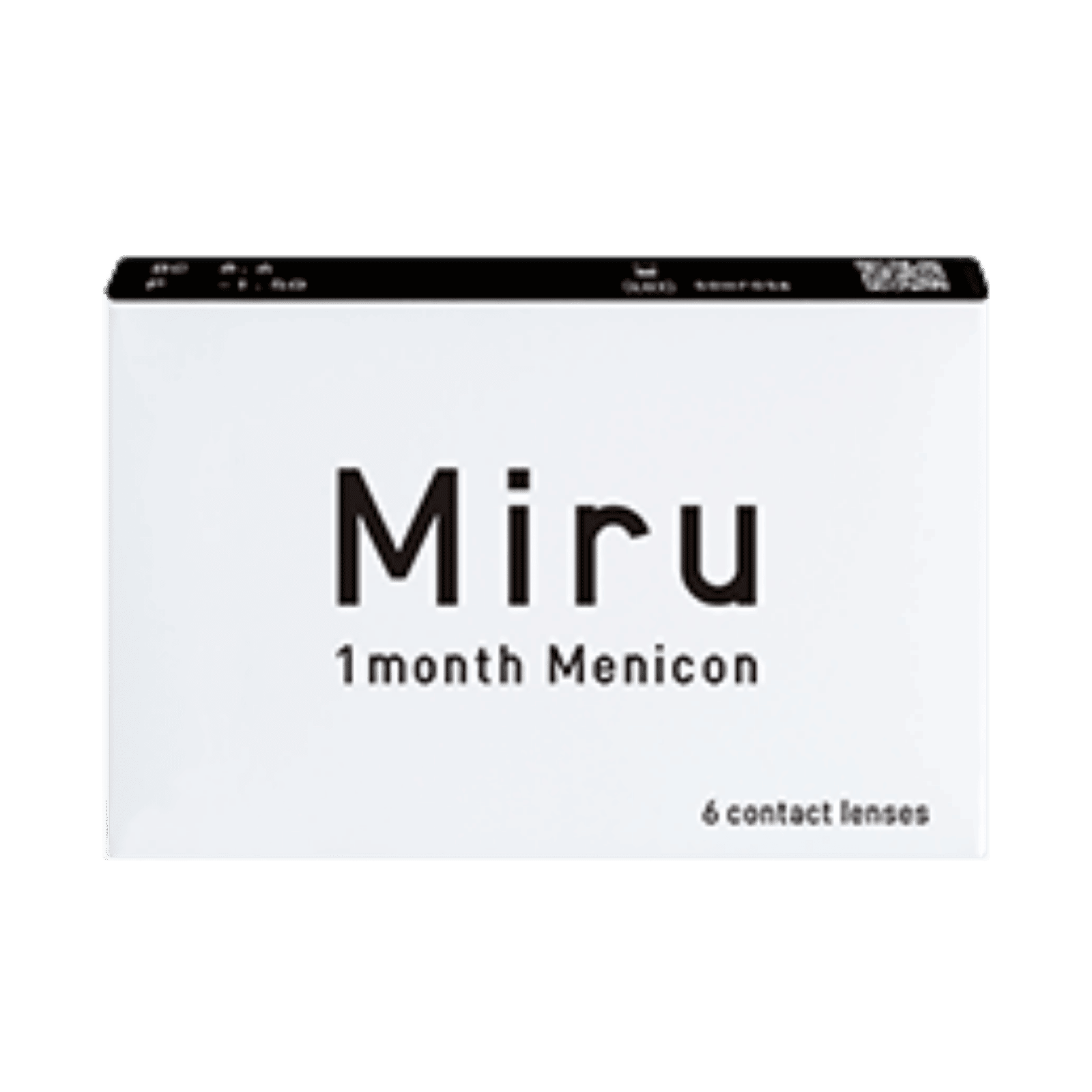 Lentilles de contact Miru 1 Month 6L 