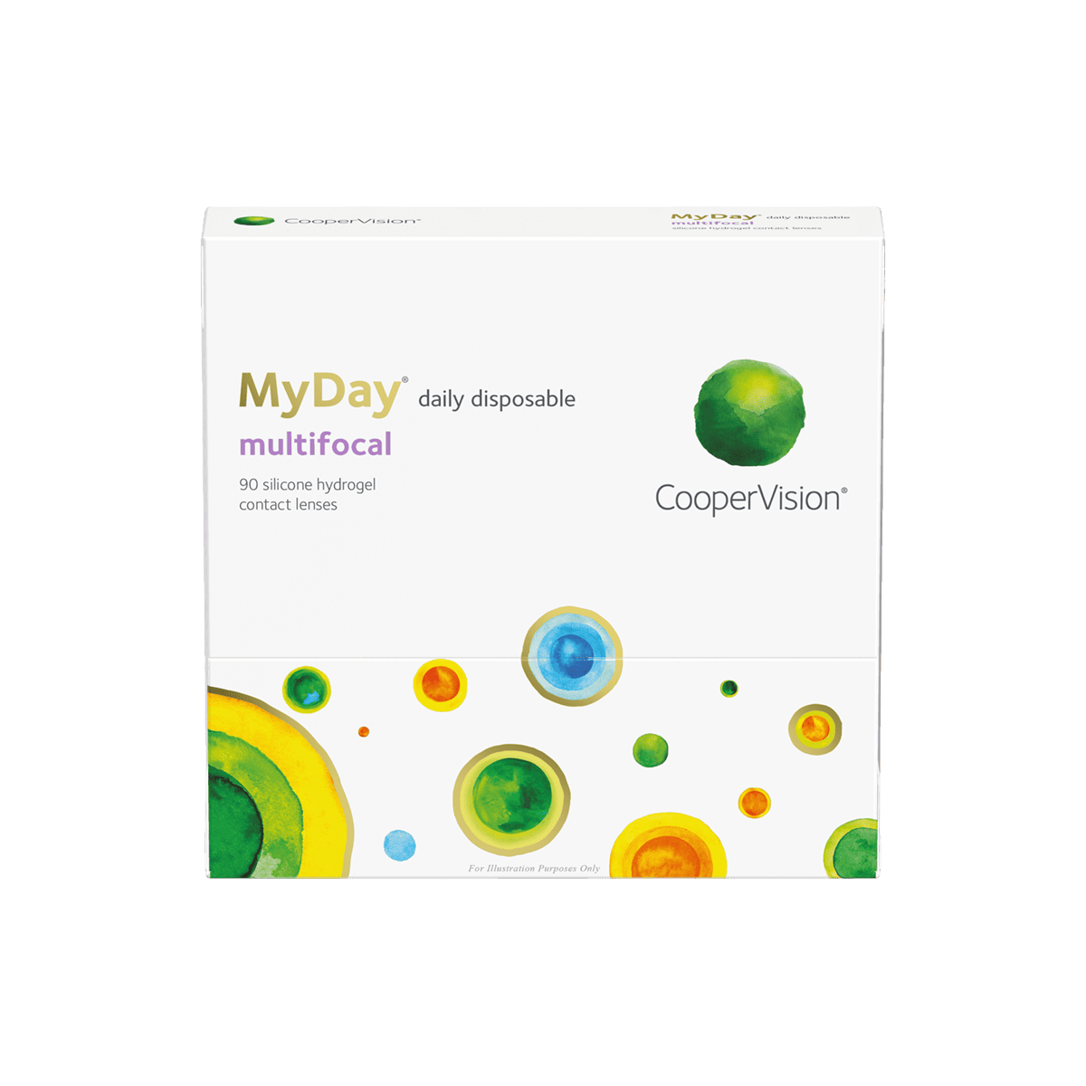 Lentilles de contact MyDay Multifocal Medium 90L 