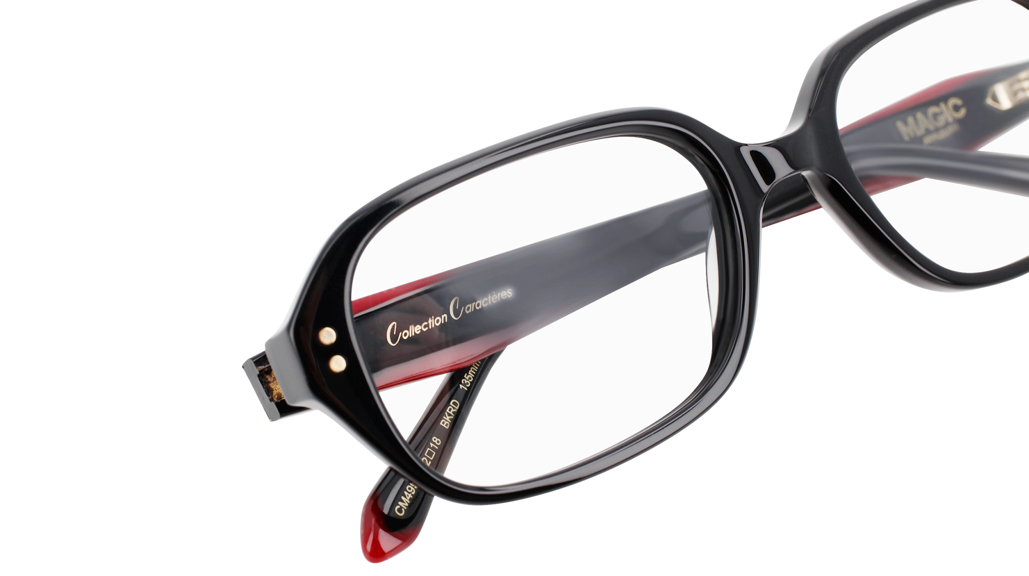 Lunettes de vue AFFLELOU CARACTÈRES INTUITIVE CM499 BKRD 5218